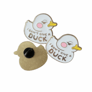 I don't give a duck - duurzame emaille pin