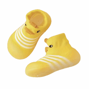schattige eenden baby slofjes met anti slip rubberen zool