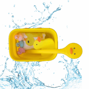 Vrolijk eenden badkamer setje