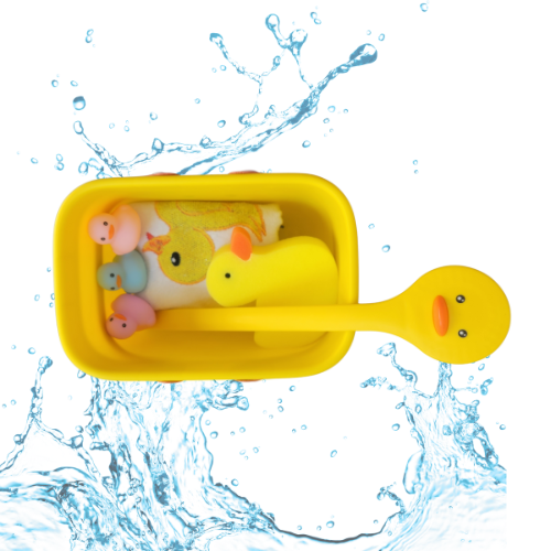 Vrolijk eenden badkamer setje