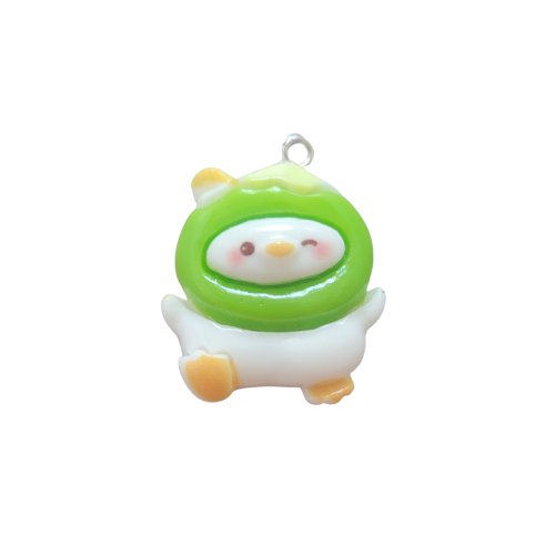 Schattige eenden-ketting - zilver - Afbeelding 9