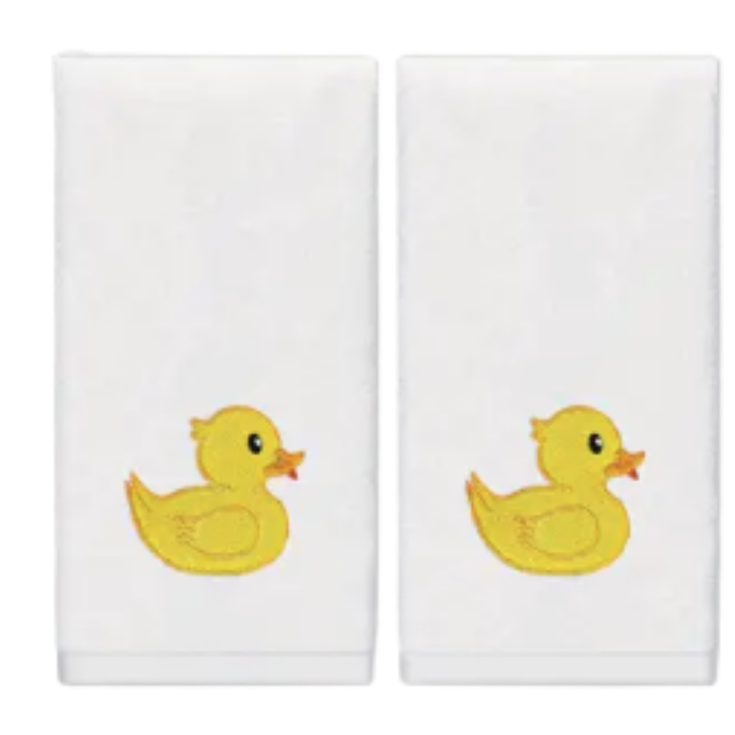 Superabsorberende gastendoek met rubber duck print