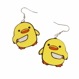 Opvallende, bad-ass eendenoorbellen