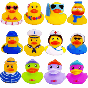 Rubber duck beroepen - setje van 2