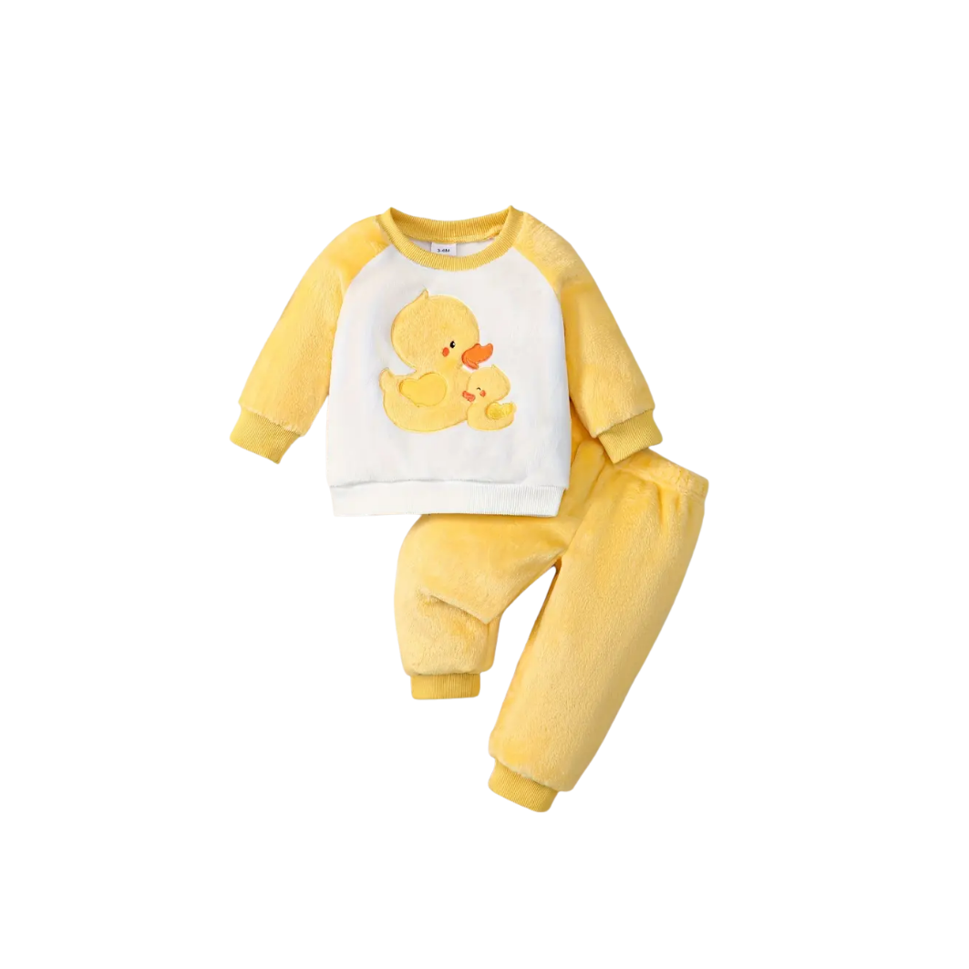 baby pyjama met eendjes