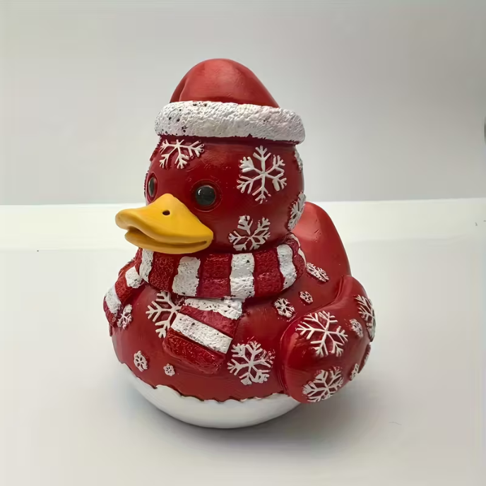 Kersteend Sneeuw - rood - Afbeelding 2