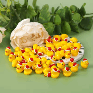Kerst mini eendjes! set van 10